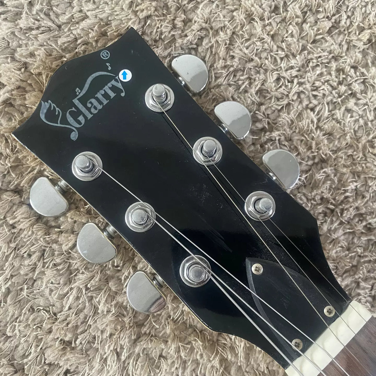 Glarry LP Electric Guitar, Flat Black, 22 Frets, Beginner/Performance Suitable, Minor Stock Defects