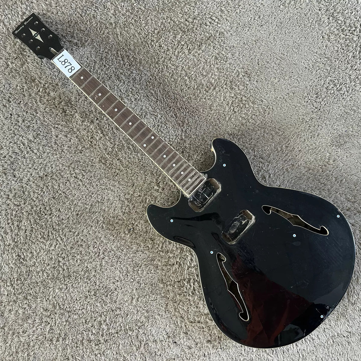 Harley Benton HB 335 Slim Semi-Hollow Jazz Electric Guitar - Defects (Unfinished Product)