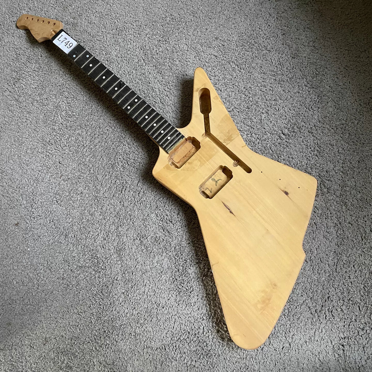 Explorer Electric Guitar 22 Frets Set, No Accessories, DIY Assembly, Made in Taiwan, Leftover Stock
