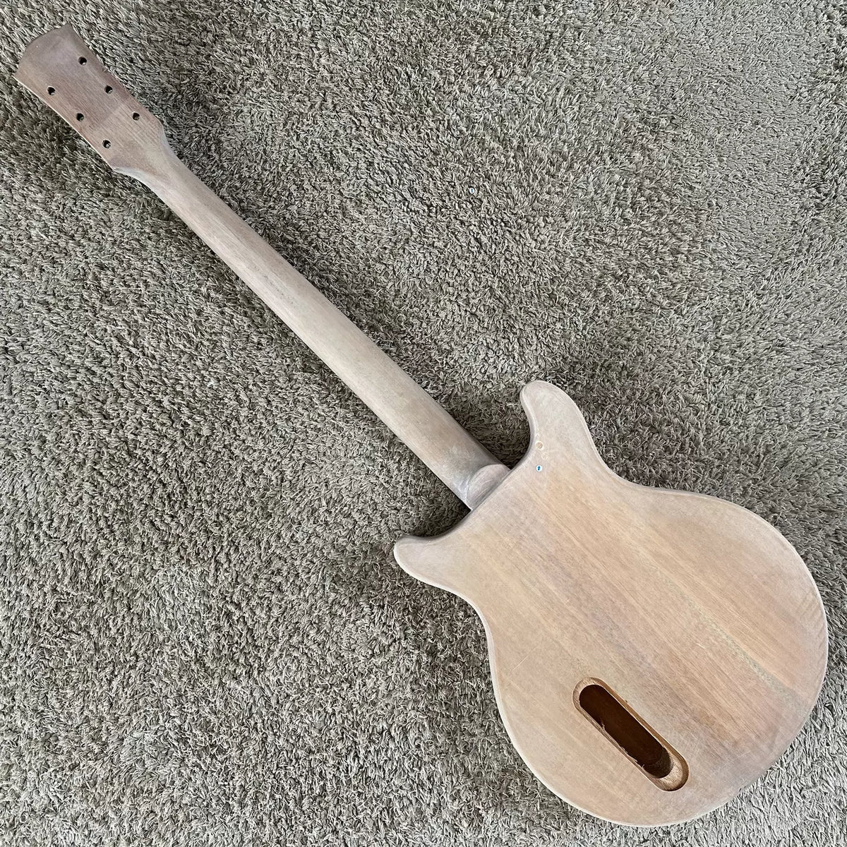 Gladiator Electric Guitar, African Mahogany, Semi-finished DIY Project (Incomplete)