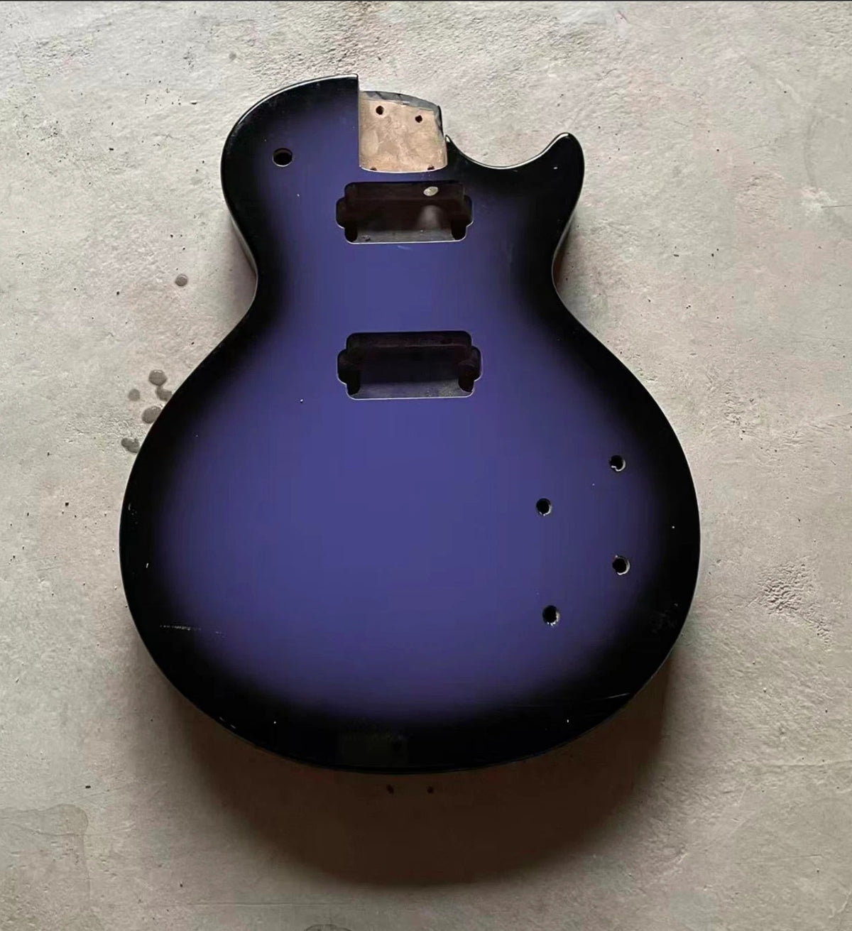 Purple Burst Guitar Single Cut Body Fit LP