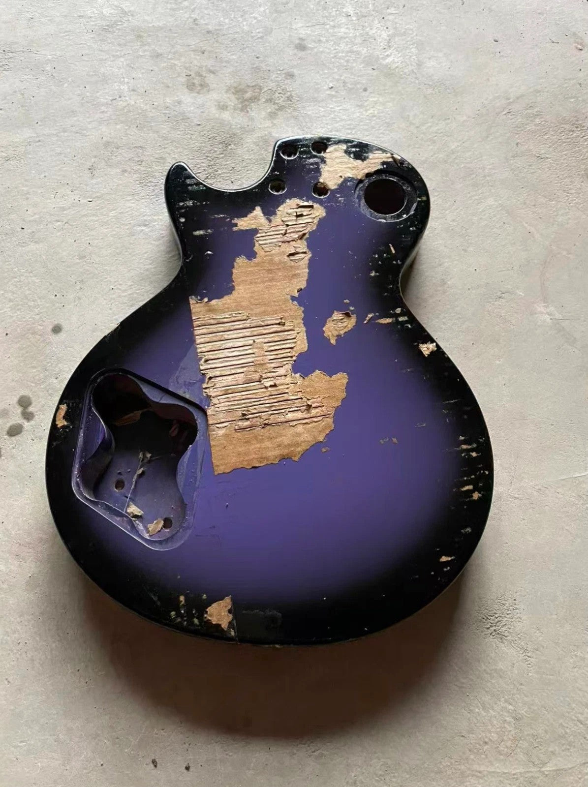 Purple Burst Guitar Single Cut Body Fit LP