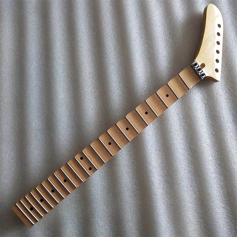 Reversed Banana Head Guitar Maple Wood Neck, 22 Frets Fingerboard
