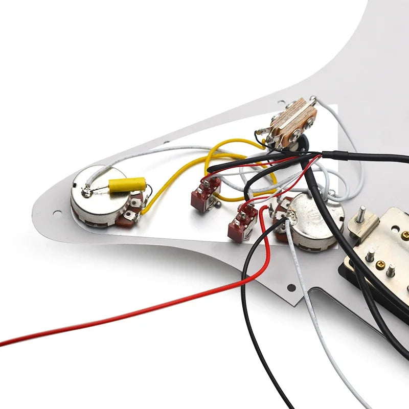 Alnico 5 Pickups SH Guitar Prewired Loaded Pickguard For Fender Stratocaster Strat