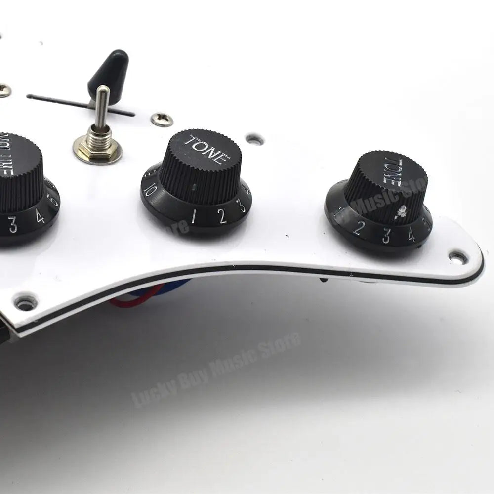 HSH Electric Guitar Multi Tones Loaded Prewired Pickguard For Fender Stratocaster Strat
