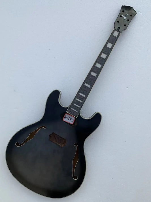 DIY Custom 6 Strings 335 Style Electric Jazz Guitar Guitarra without Hardwares in Stock Discount Free Shipping W1743