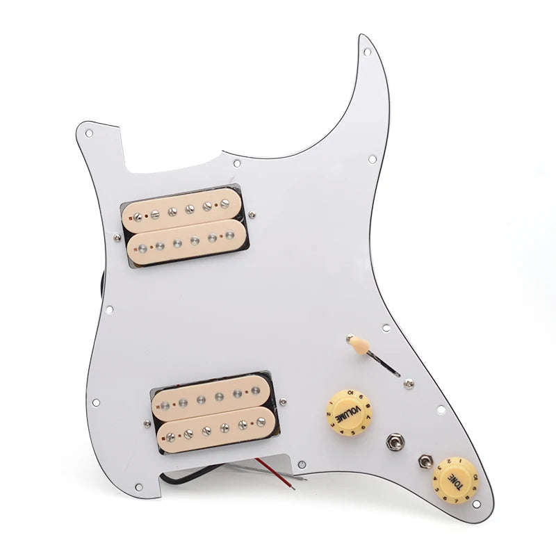 HH Coil Splitting Guitar Prewired Loaded Pickguard For Fender Stratocaster Strat