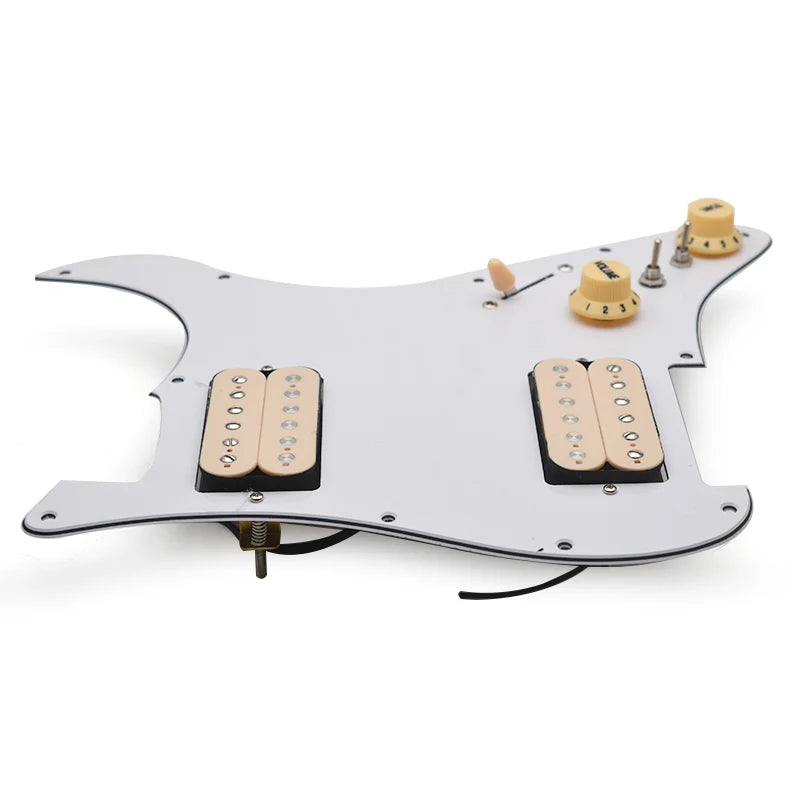 HH Coil Splitting Guitar Prewired Loaded Pickguard For Fender Stratocaster Strat
