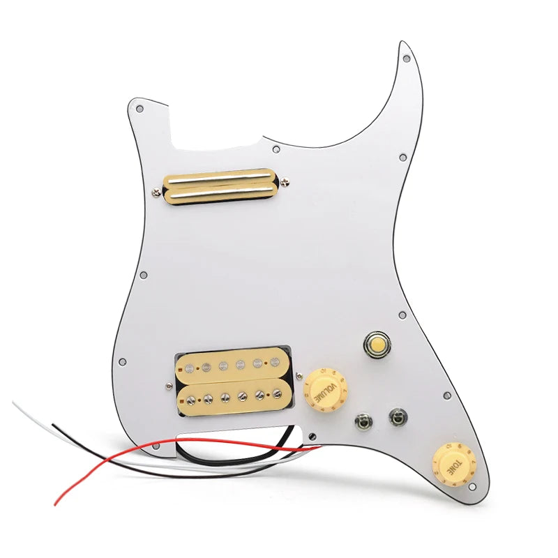 Alnico 5 Pickups SH Guitar Prewired Loaded Pickguard For Fender Stratocaster Strat