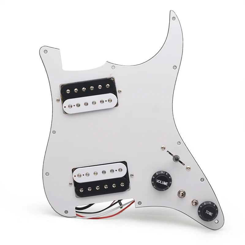 HH Coil Splitting Guitar Prewired Loaded Pickguard For Fender Stratocaster Strat