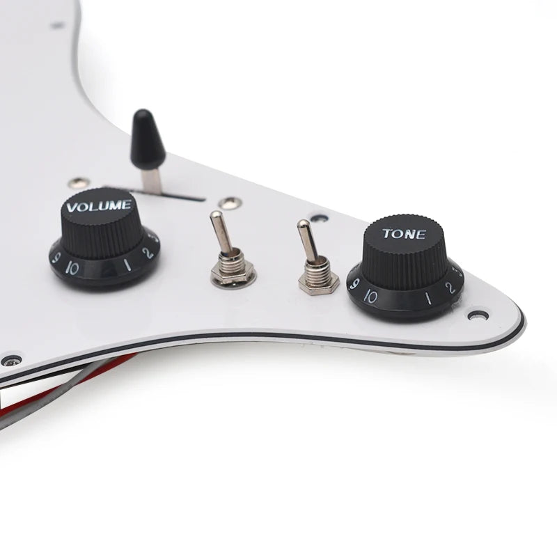 HH Coil Splitting Guitar Prewired Loaded Pickguard For Fender Stratocaster Strat