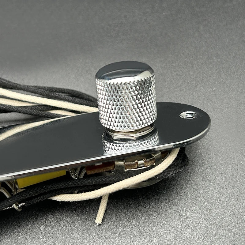 Guitar Prewired Loaded Control Plate with Blade Switch/500K Brass Shaft Pots For Fender Tele Telecaster