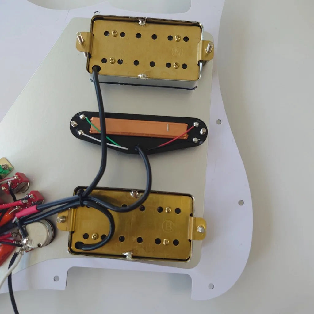 Guitar Prewired Loaded Pickguard HSH For Stratocaster Strat