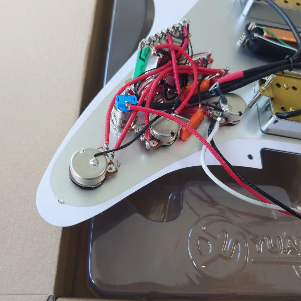 Guitar Prewired Loaded Pickguard HSH For Stratocaster Strat