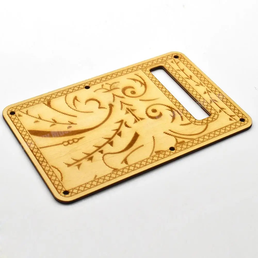 Basswood Guitar Scratch Plate Pickguard with Back Plate For Fender Stratocaster Strat