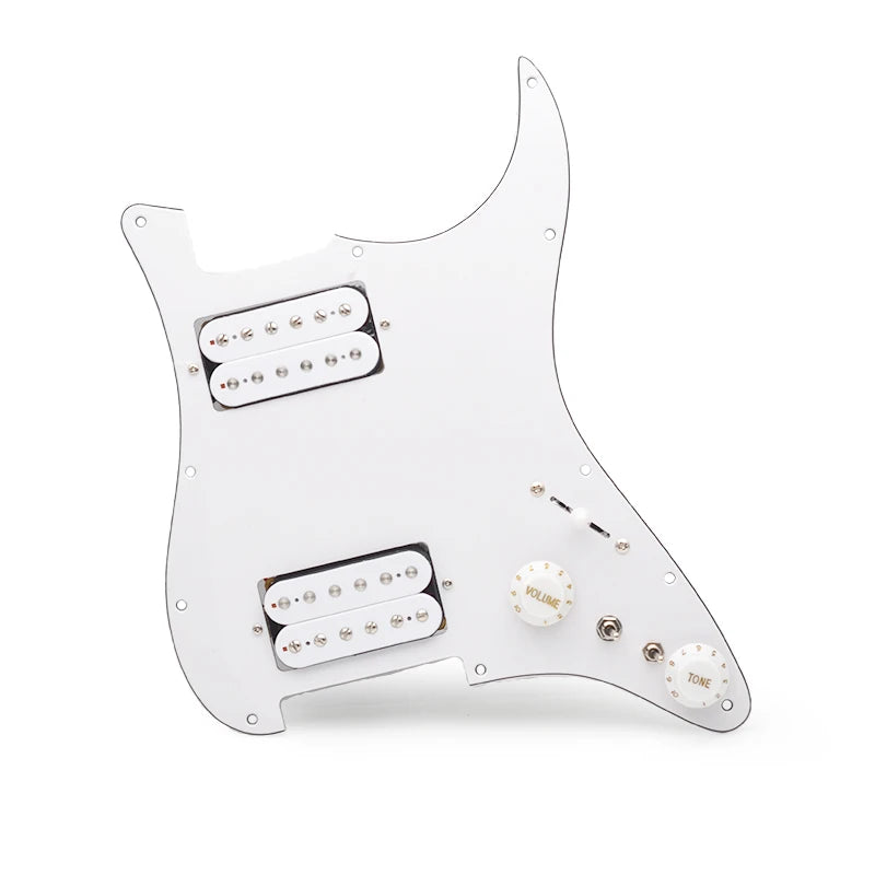 HH Coil Splitting Guitar Prewired Loaded Pickguard For Fender Stratocaster Strat