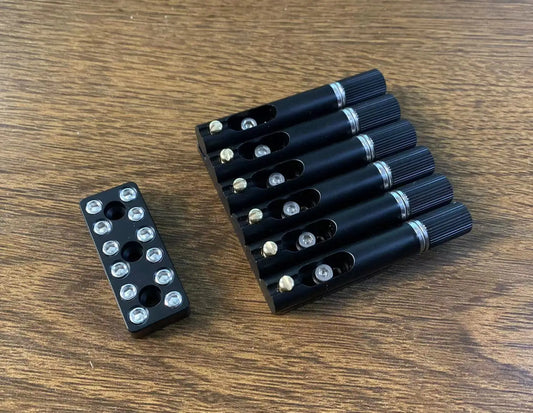 Black 6 Strings Headless Guitar  Bridge / Tailpiece