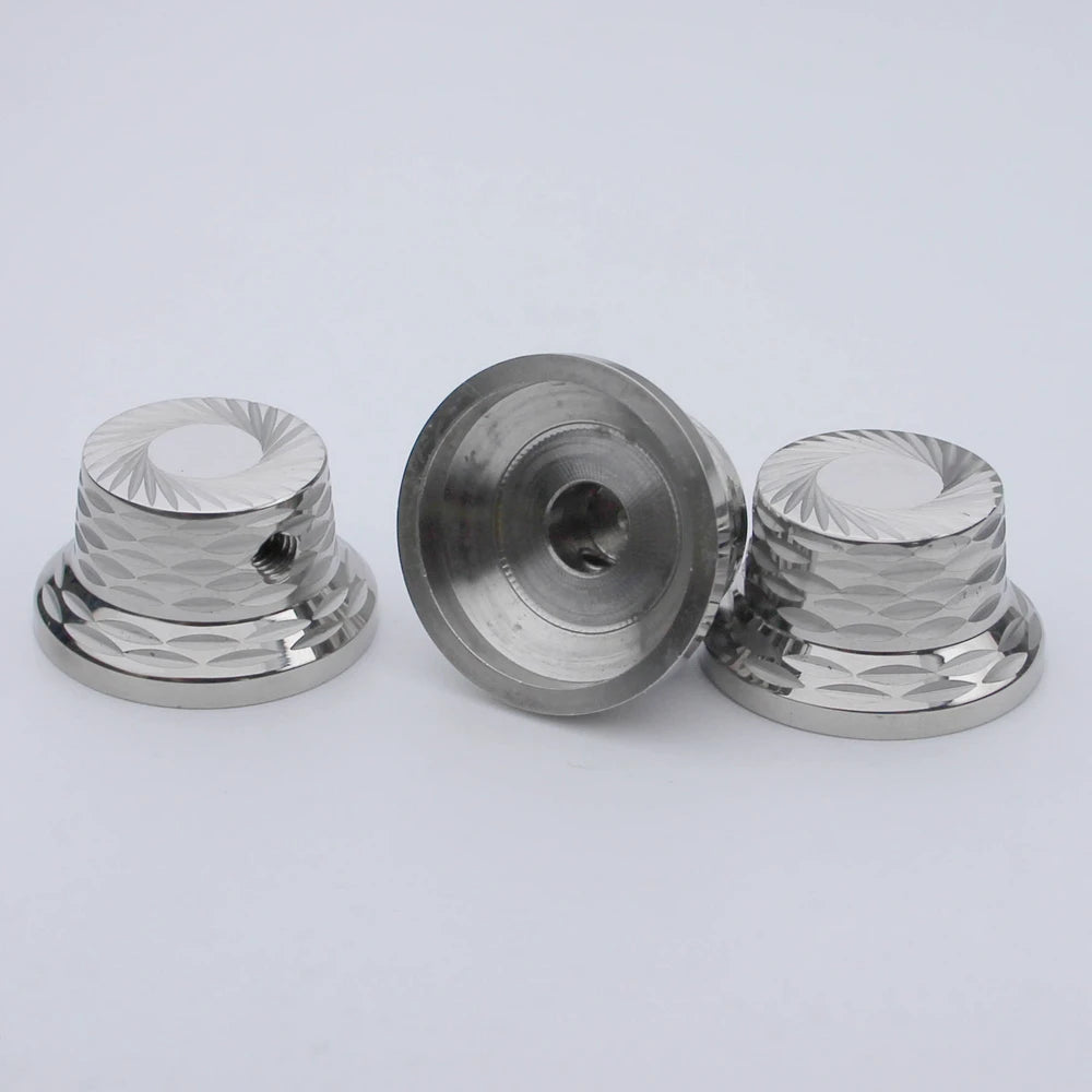 Metal Guitar Volume Tone Control Knobs For Fender Stratocaster Strat