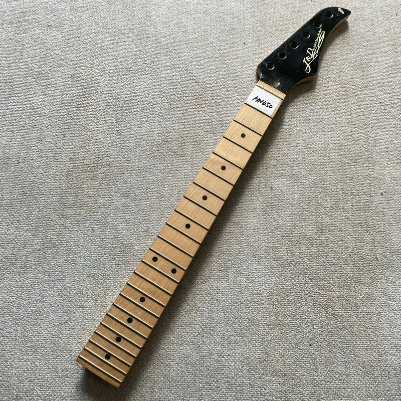 J&D Electric Guitar Maple Wood Neck, Black Headstock