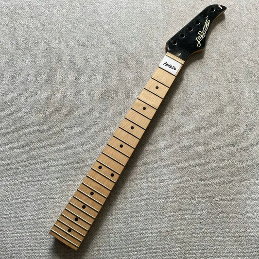 J&D Electric Guitar Maple Wood Neck, Black Headstock