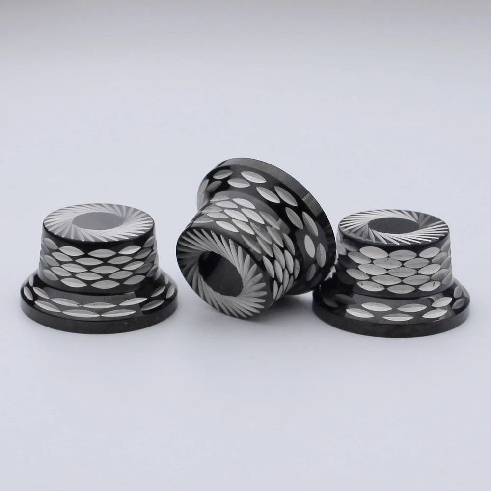 Metal Guitar Volume Tone Control Knobs For Fender Stratocaster Strat
