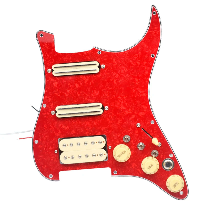 SSH Guitar Multi Tones Loaded Prewired Pickguard SSH For Fender Stratocaster Strat