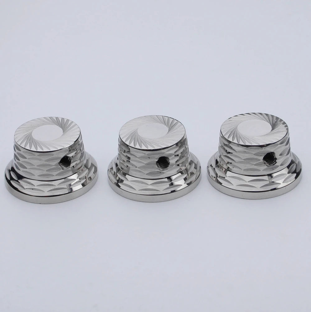 Metal Guitar Volume Tone Control Knobs For Fender Stratocaster Strat