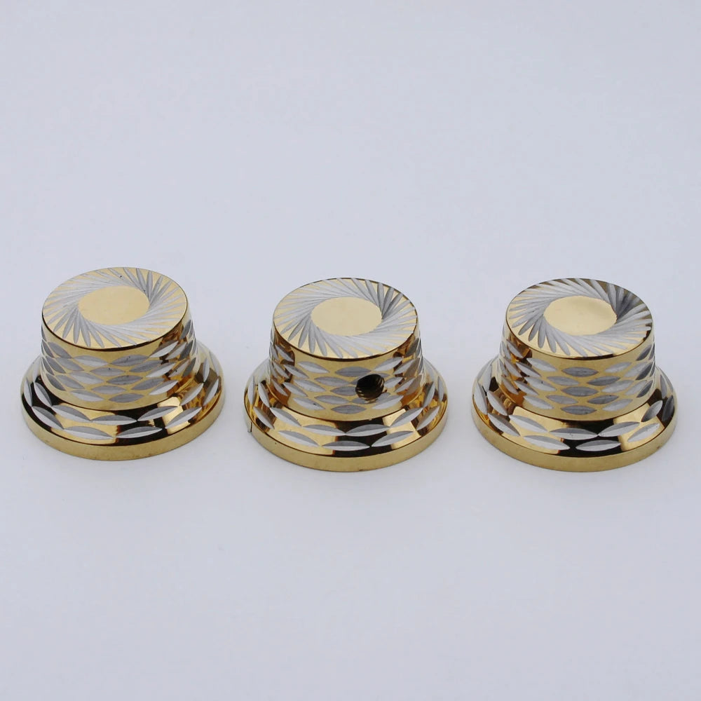 Metal Guitar Volume Tone Control Knobs For Fender Stratocaster Strat