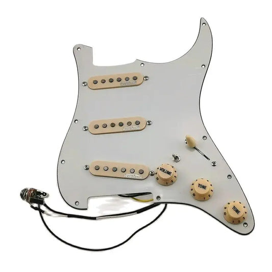 SSS Guitar Loaded Prewired Pickguard Fit Fender Stratocaster Strat