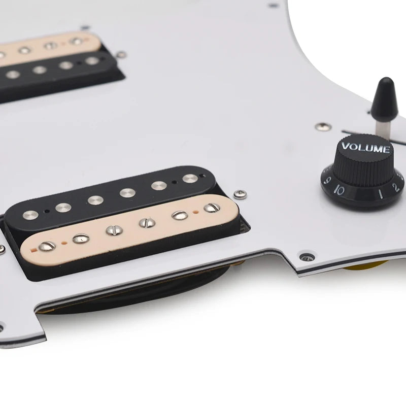 HH Coil Splitting Guitar Prewired Loaded Pickguard For Fender Stratocaster Strat