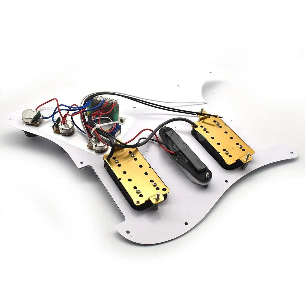 HSH Electric Guitar Multi Tones Loaded Prewired Pickguard For Fender Stratocaster Strat