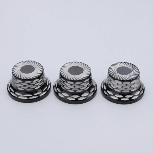 Metal Guitar Volume Tone Control Knobs For Fender Stratocaster Strat