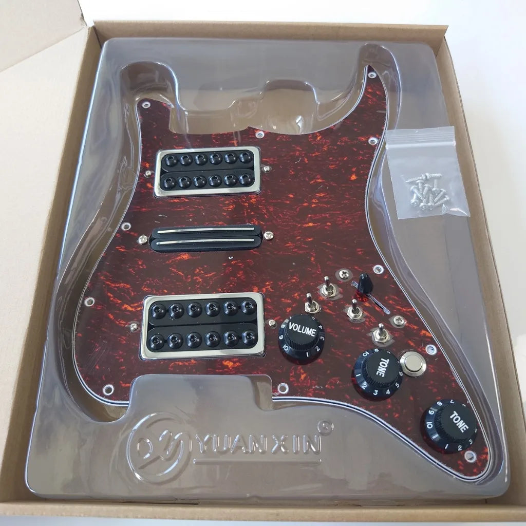 Guitar Prewired Loaded Pickguard HSH For Stratocaster Strat