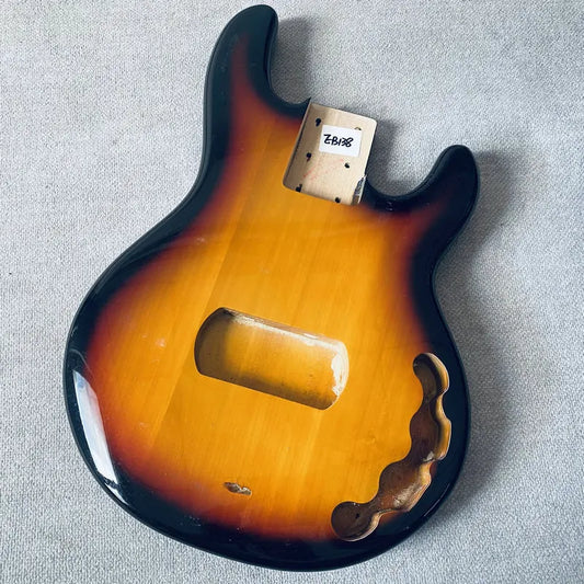 Sunburst Finish Basswood Bass Guitar Body For MusicMan Bass