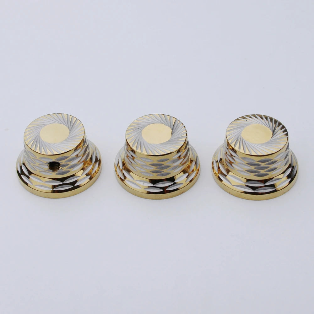 Metal Guitar Volume Tone Control Knobs For Fender Stratocaster Strat