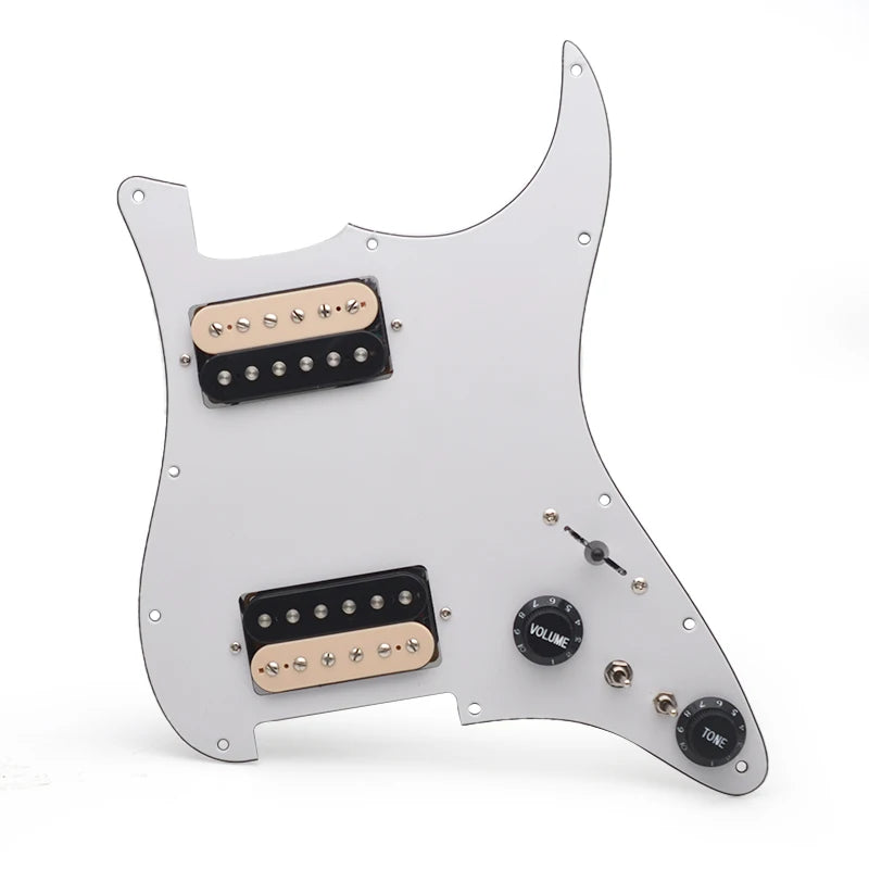 HH Coil Splitting Guitar Prewired Loaded Pickguard For Fender Stratocaster Strat
