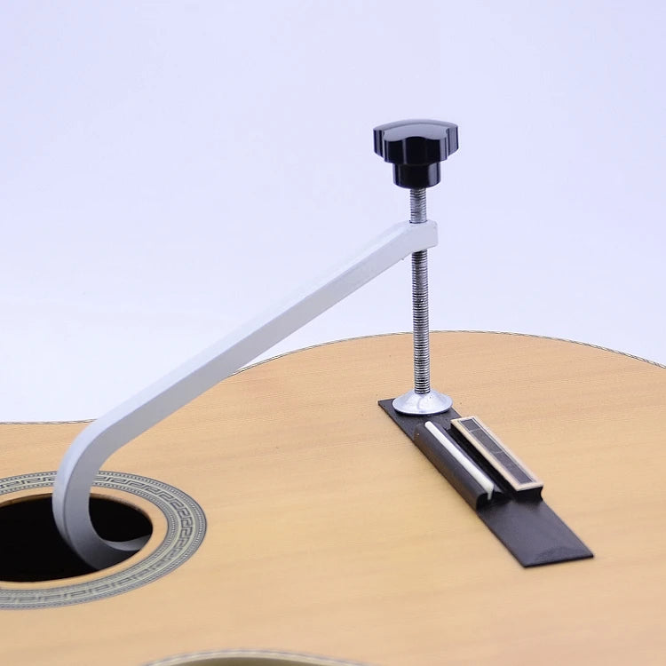 Acoustic/Classical Guitar Bridge Clamp / Cast Steel Deep Throat Clamp / Deep Reach C-Clamp Guitar Repaired Tool Accessories