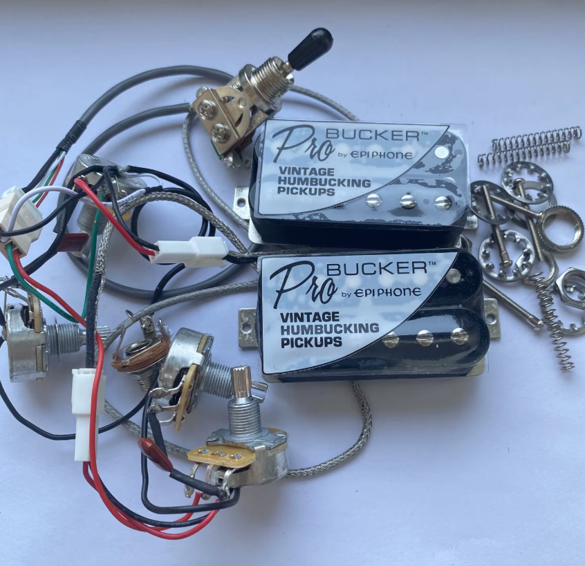 Epiphone ProBuckers Humbucker Alnico Pickups Wiring Harness Fit Les Paul LP SG