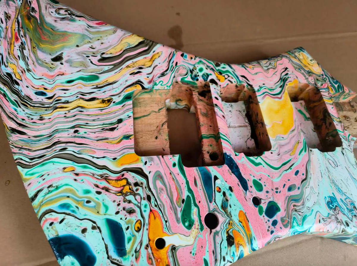 Custom Finish HH Guitar Body Fit JS Guitars