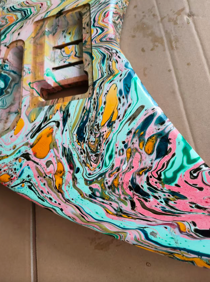 Custom Finish HH Guitar Body Fit JS Guitars