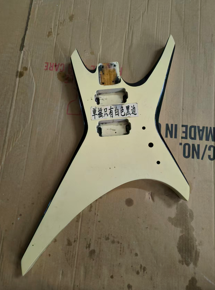 Creamy White DIY Project Guitar HH Body Fit Warrior Guitars