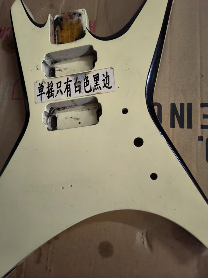 Creamy White DIY Project Guitar HH Body Fit Warrior Guitars