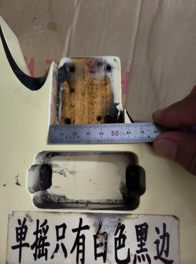 Creamy White DIY Project Guitar HH Body Fit Warrior Guitars