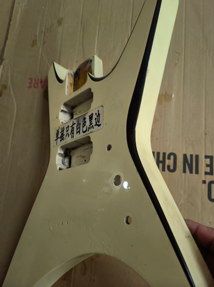 Creamy White DIY Project Guitar HH Body Fit Warrior Guitars