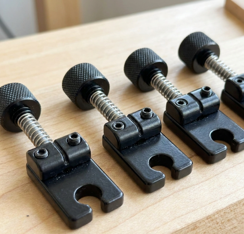 4Pcs Headless Bass Bridge Saddle Fit Cort,Mayones,Strandberg,Steinberger,Grote