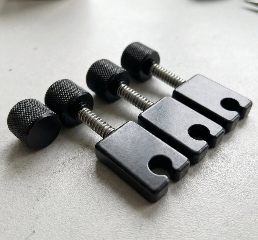 4Pcs Headless Bass Bridge Saddle Fit Cort,Mayones,Strandberg,Steinberger,Grote