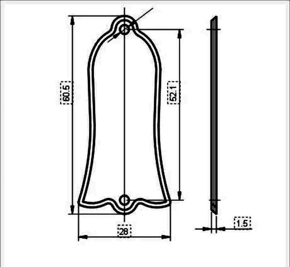 Custom Guitar Neck Plate Truss Rod Cover Plate Guitar Standard Parts 2 Ply Black Angus Young Signed For Les Paul LP