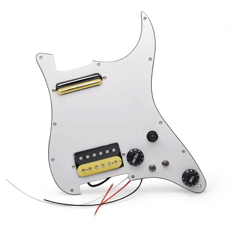 Alnico 5 Pickups SH Guitar Prewired Loaded Pickguard For Fender Stratocaster Strat
