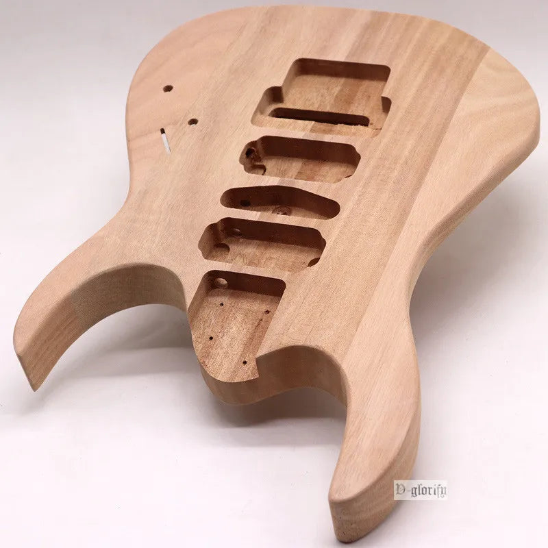 HSH Unfinished Okoume Wood Guitar Body DIY Project