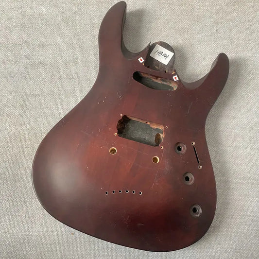 Red Basswood Guitar HH Body DIY Project